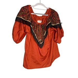 Fancy fashions wills point texas western fringe blouse cowgirl square dance